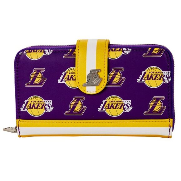 Loungefly NBA Los Angeles Lakers Zip Around Wallet - Picture 5 of 5